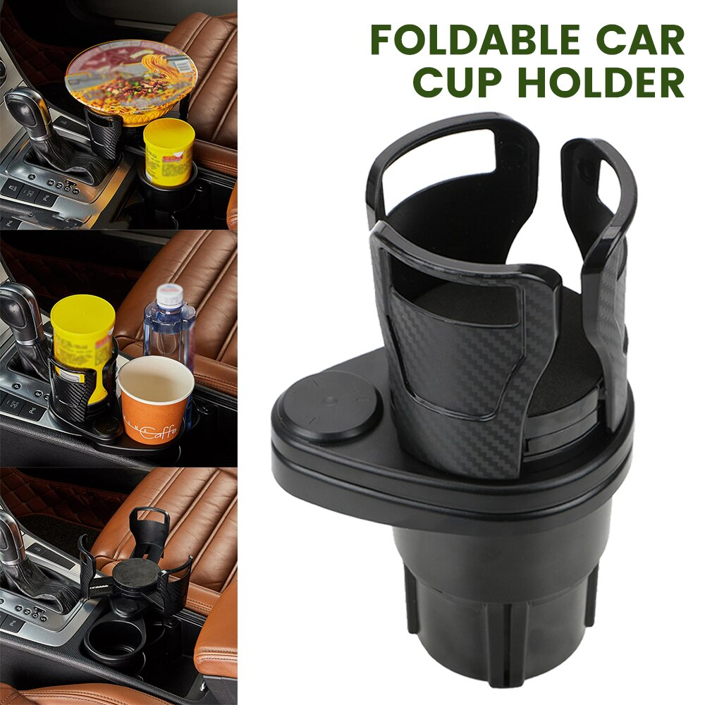 2 In 1 Vehicle-mounted Slip-proof Cup Holder 360 Degree Rotating Water Car  Cup Holder Multifunctional Dual Houder Auto Accessory – Shoppable-Group