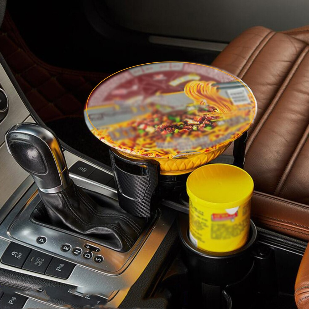 2 In 1 Vehicle-mounted Slip-proof Cup Holder 360 Degree Rotating